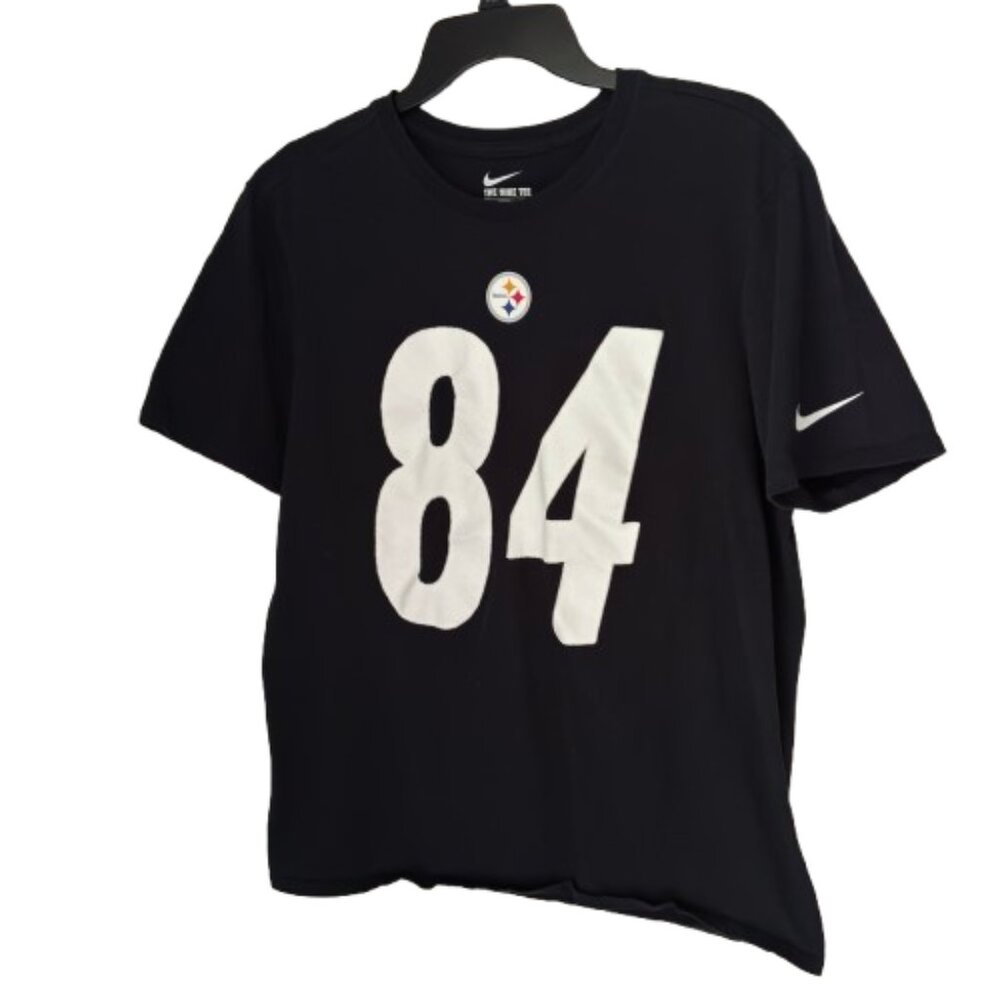 The NIKE Tee Athletic Cut Pittsburg Steelers # 84 BROWN T - Shirt Unisex Large